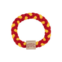 USC Trojans Cardinal and Gold Arch Braided Bracelet